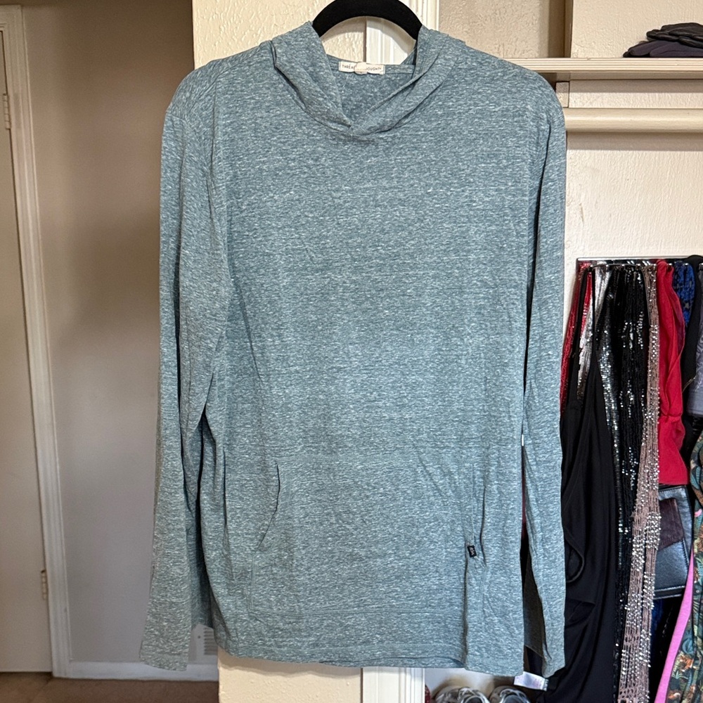 Threads 4 Thought Blue Green Heathered  Hoodie